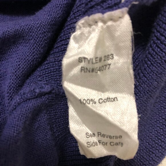 CAbi Half Sleeve Blue Cardi Size L, vintage from Spring 11 - Picture 4 of 4